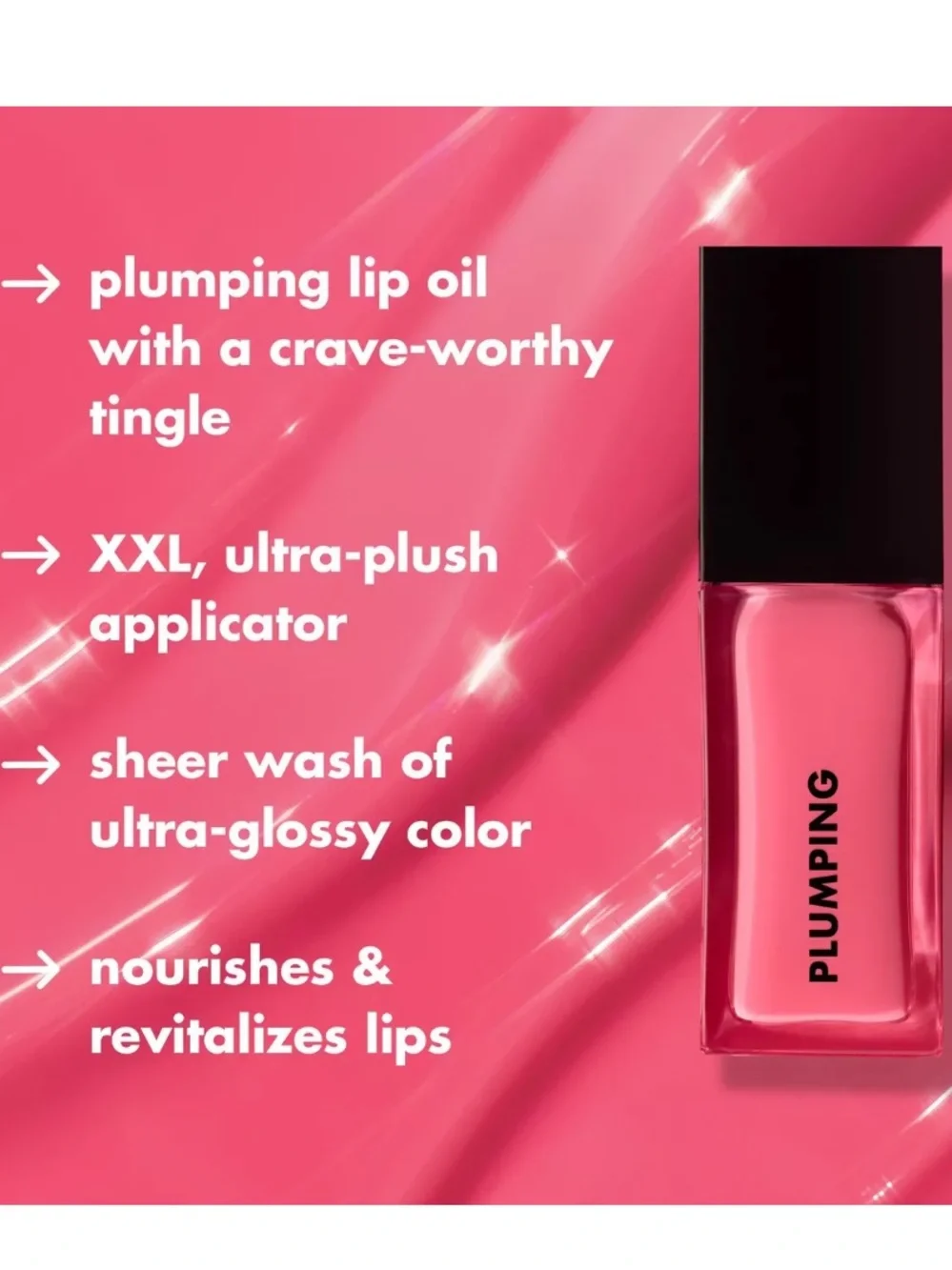 e.l.f. Cosmetics Glow Reviver Plumping Lip Oil in Major Mauve 7.6ml BRAND NEW